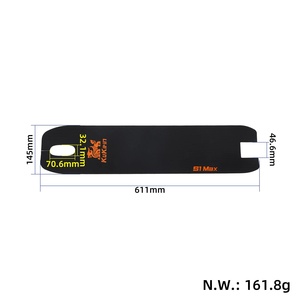 Couvre-pédale antidérapant, coussinet imperméable, résistant aux rayures, absorbant les chocs, antidérapant pour KuKirin S1 Max - Product Image 2