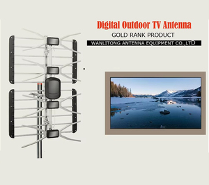 Nhiệm vụ nặng nề theo từng giai đoạn mảng ngoài trời TV UHF Antenna với f-loại <span class=keywords><strong>Balun</strong></span> LTE thấp vượt qua bộ lọc ngang/dọc gắn tùy chọn - Product Image 3