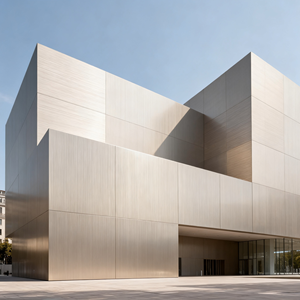 Échantillon gratuit de panneau en nid d'abeille en aluminium recouvert de PVDF, léger, haute résistance, revêtement de façade métallique pour bâtiments commerciaux - Product Image 6
