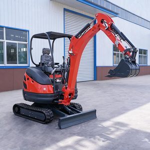 Mini-excavatrice sur chenilles de 1,5 tonne avec système hydraulique CE, bras long et chenilles en acier, livraison gratuite, norme Euro 5 EPA - Product Image 2