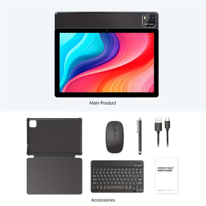 Giá sỉ nhà máy Máy tính bảng Android 15 màn hình <span class=keywords><strong>10.1</strong></span> inch, RAM 3GB, ROM 64GB, có Wifi, kèm bàn phím, chuột, bao da và bút cảm ứng - Product Image 6