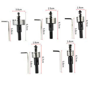Diy Hole <b>Saws</b> 30 Mm Hss High Speed Steel For Sheet Metal Stainless Steel Drilling And Enlarging Bits 5 Piece Set - Product Image 1