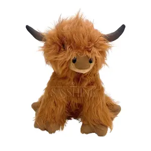 Neuankömmling RTS 26cm Soft Kids Highland Cattle Cows Plüschtiere