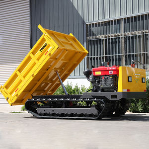 2T 3T perayap Mini Dumper TOROS melacak hidrolik 4ton Self-loading dan pembongkaran bahan Crawler Dumper Transporter - Product Image 1