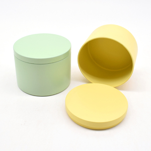 Tùy chỉnh in 16 oz đen vòng kim loại hộp thiếc Kẹo Trà Quà Tặng sáp đậu nành tin có thể cho Nến 4 oz 8 oz màu hồng nến tins - Product Image 4