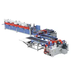 KINGISO High Precision Semi-automatic Finger Joint Shaper And Assembler Production Line 150mm Width