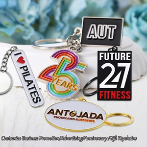 Llavero de Metal de Aleación de Zinc con Logotipo Personalizado de Fábrica, en Oro y Plata, con Esmalte Suave o Duro, para Regalos Corporativos - Product Image 2