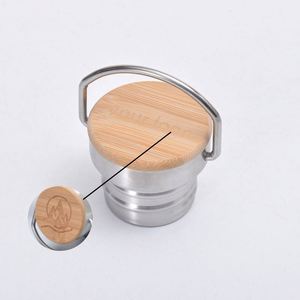 Custom logo Metal Tumbler Double Wall Vacuum Insulation Non Slip Cork Yoga Water <b>Bottle</b> With with Thin Detachable Cork Sleeve - Product Image 4