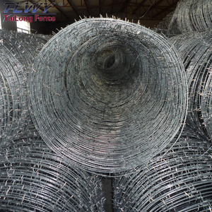 1.6-2.5mm arame farpado 4 điểm ngạnh 2 điểm ngạnh mạ kẽm hàng rào dây thép gai cho trang trại tù 50m 100m 200m 500m mỗi cuộn - Product Image 5