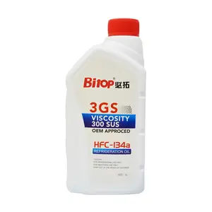 Bitop 3GS 4GS Refrigeration Oil 1L 4L R134a Compressor Lubricant Oil For Ac System