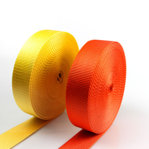 High Quality Woven Fabric Braided Polyester Polypropylene Clothes Accessories Webbing Strap Webbing Nylon Webbing