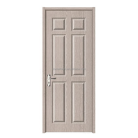 Porte d'entrée principale extérieure moderne 2026 en WPC, designs de portes d'entrée, portes de sécurité pour maison avec serrure intelligente