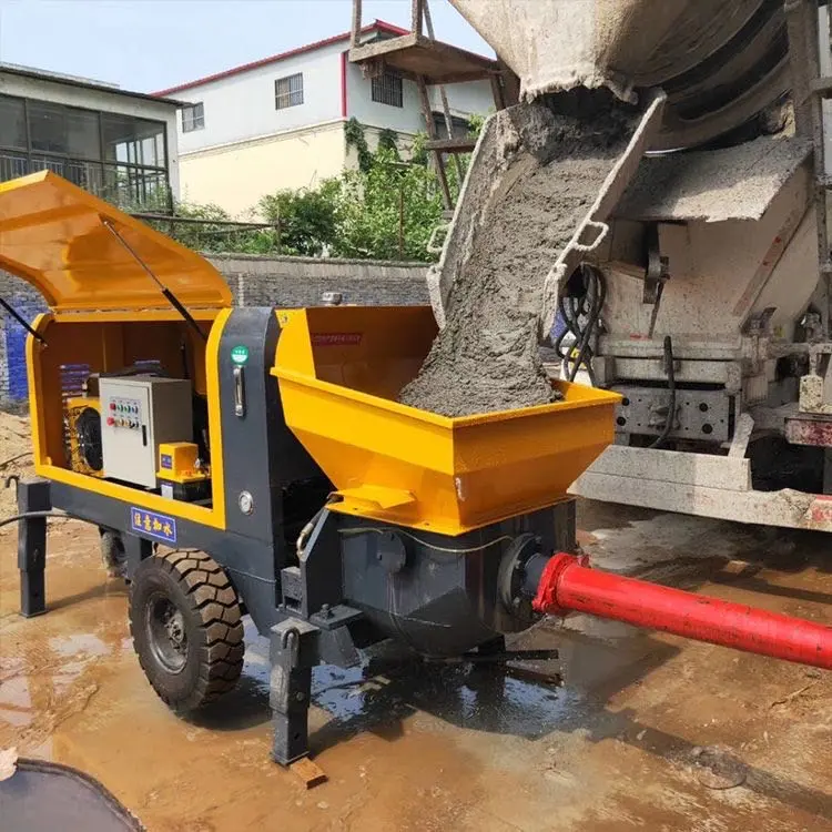 30-40m3/h Diesel trailer pompa per calcestruzzo di cemento macchina di pompaggio per il prezzo