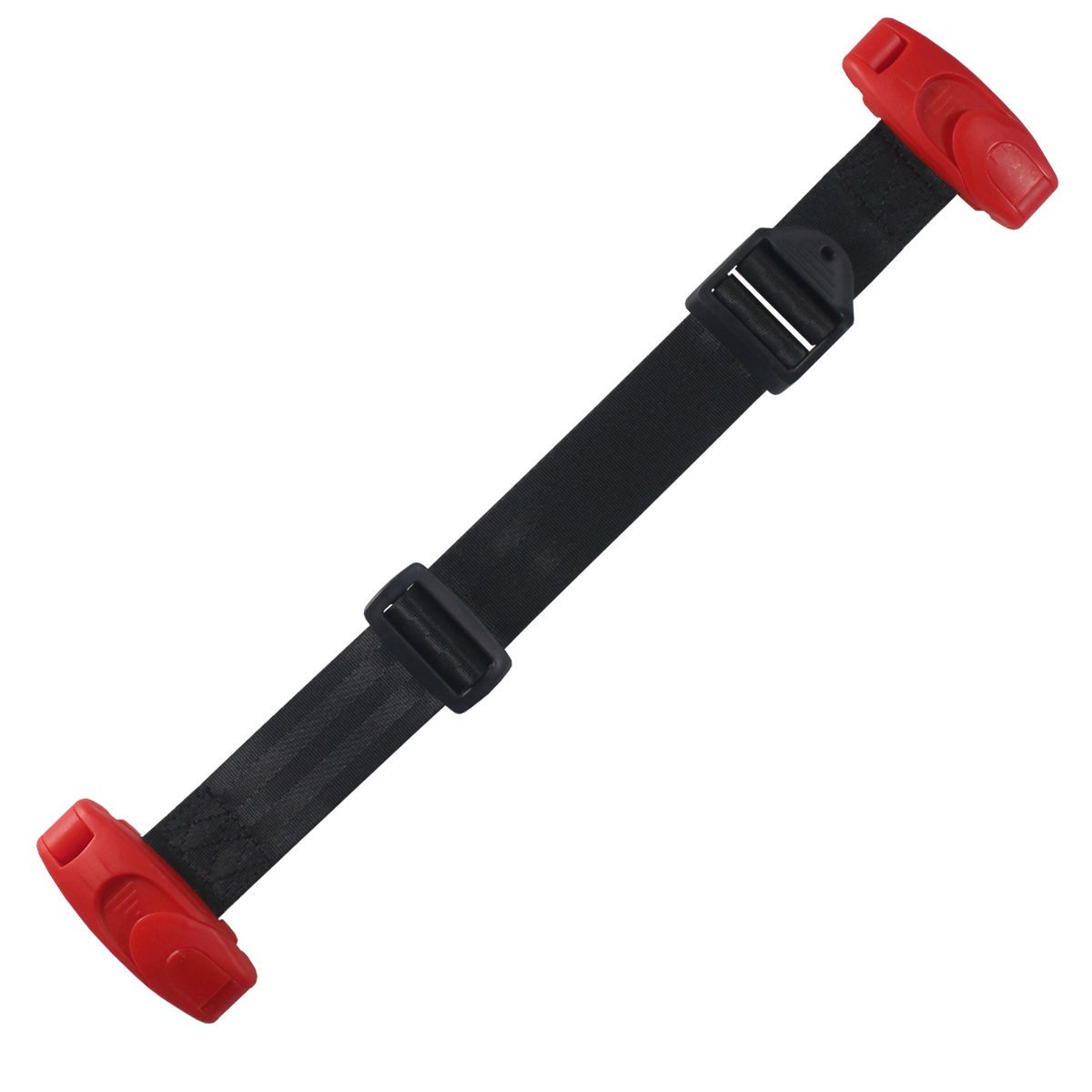 Bracelet noir, clip rouge