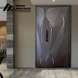 Hiện đại Nhà ở lối vào bên ngoài Thanh Dọc Thiết kế nhôm phía trước pivot nhập cửa cho nhà ở - Product Image 6