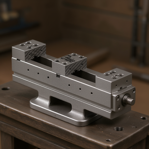 Étau d'établi modulaire Ttake à double mâchoire, 2 pièces, mécanisme de verrouillage Morse - Product Image 3