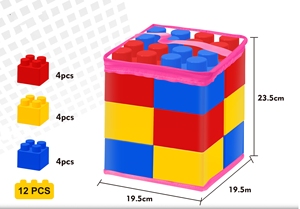 Juego de Bloques de Construcción Extra Grandes de 9.5 cm, Ladrillos de Plástico Coloridos para Construir Castillos en el Patio de Juegos, Juguete Educativo de Ensamblaje para Niños - Product Image 2