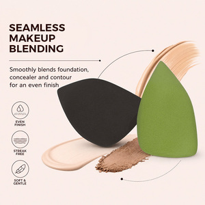 Éponge de maquillage sans latex de forme spéciale en gros, couleurs personnalisées, texture douce pour une application professionnelle de la beauté - Product Image 6