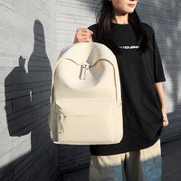 Vente en gros de sac à dos d'étudiant à la mode sac à dos simple et étanche pour ordinateur portable sac d'école en nylon avec logo personnalisé bon marché unisexe