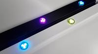 SHIJI Permanent Noël Plafond Lumières 30mm RGBW LED Pixel Piste Lumière Extérieure Étanche Pixel Led Point Source De Lumière