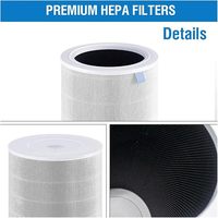Filtre à air Hepa 3 en 1 compatible avec le purificateur d'air intelligent portable Xiaomi Elite Y-600