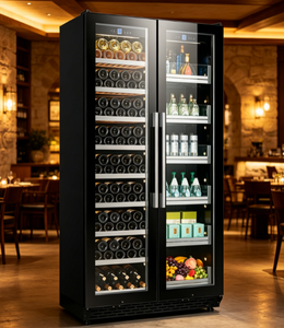 NE-427D-12 545/760L Capacity <b>Wine</b> Fridge Dual-Zone Compressor <b>Wine</b> Cooler for Household Restaurant Use - Product Image 1