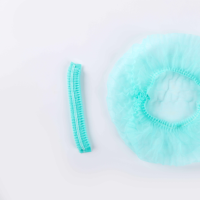 Bonnet bouffant jetable non tissé avec bande élastique simple ou double pour la restauration, la cuisine et la transformation alimentaire