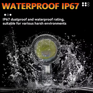 Luces Nuevas para Motocicletas y Aviones de 35W 12V, 3000lm, Impermeables, de Doble Color, Luces Antiniebla para Conducción, Ajuste Universal - Product Image 5