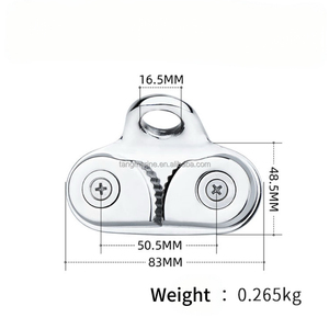 Équipement maritime haut de gamme, acier inoxydable 316, poli miroir, élingue à came pour bateau à voile pour corde - Product Image 3