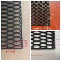 Grille de calandre en plastique de style hexagonal universelle pour voiture SUV