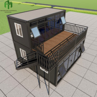 Case Prefabbricate con Pareti in Vetro, Uffici Modulari di Lusso, Case Mobili Prefabbricate