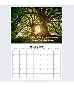 Tùy chỉnh thiết kế cảnh quan calendario đầy đủ màu sắc phong cảnh lịch 2026 Lịch in Lịch Treo Tường - Product Image 4