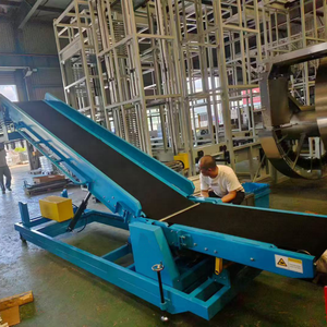 Ayarlanabilir depo yuvası hareketli kamyon konteyneri yükleyici makine yükleme boşaltma mobil bant konveyörü 800mm genişliğinde - Product Image 1