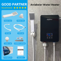 Chauffe-Eau Instantané Électrique Haute Qualité 220V 230V, Chauffage en 5s, Idéal Salle de Bain, Meilleur Chauffe-Eau Sans Réservoir