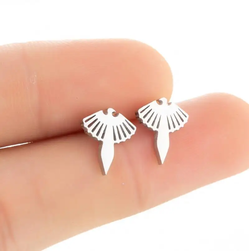 Assorted Stainless Steel Stud Earrings for Hypoallergenic Ear Studs for Young Women Fairy earrings Cat Stud Earrings for Teens