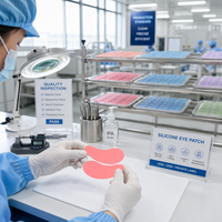 Patchs en silicone réutilisables personnalisables avec logo OEM, colorés, lavables, anti-rides, pour le contour des yeux, pour marque de beauté