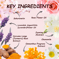 Ensemble de savons à l'huile essentielle de pétales de fleurs naturelles, 6 variantes, rose, lavande, camomille, hydratant, éclaircissant, visage, corps, OEM ODM