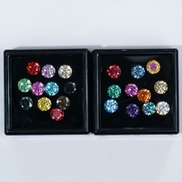 Moissanite VVS de laboratoire en vrac 1 carat, à effet de couleur, rose, bleu, rouge, jaune, taille brillant 6,5 mm GRA