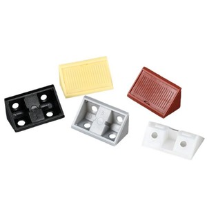 Shengyuan Plastic Corner Brackets With Covers 90 Degree For Cabinet Wardrobe Shelf Connectors - Product Image 4