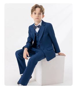 Traje <span class=keywords><strong>de</strong></span> negocios <span class=keywords><strong>de</strong></span> otoño-invierno para <span class=keywords><strong>hombre</strong></span>, cuello en V, corte 3D <span class=keywords><strong>de</strong></span> poliéster-Algodón anticontracción para eventos formales - Product Image 3