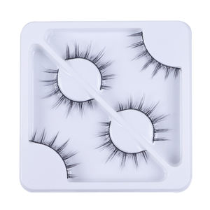 FX-S200 <span class=keywords><strong>Nude</strong></span> Maquillage Synthétique Faux Cils 3 Paires de Faux Vison Naturel Ailé <span class=keywords><strong>Manga</strong></span> Cils Boîte Numéro de Modèle - Product Image 1