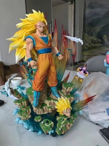 Nouvelle sortie 2024, figurine d'<span class=keywords><strong>action</strong></span> en résine Goku Saiyan de l'anime DBZ, jouet de collection pour garçons - Product Image 5