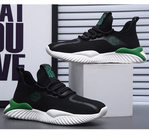 Chaussures de sport pour hommes tendance, imperméables, avec empeigne en maille, absorption de la transpiration, anti-odeur et respirantes – Vente en gros usine - Product Image 4