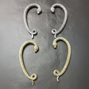 Pendientes de moda de estilo bohemio de latón para fiesta de aniversario de compromiso con incrustaciones de garra joyería en forma de flecha - Product Image 1