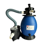 Oberirdisches Pools ystem 13-Zoll-Sandfilter mit Pool pumpe 4-Wege-Ventil oberirdisches Pools atz