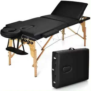 Bestseller 3 kat taşınabilir masa Salon tedavi Spa güzellik toptan için profesyonel yüksek kalite masaj yatağı