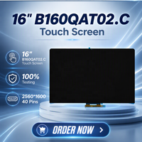 Écran tactile LCD pour ordinateur portable de 16,0 pouces B160QAT02.C, 2560*1600, 40 broches, matrice d'affichage 90Hz