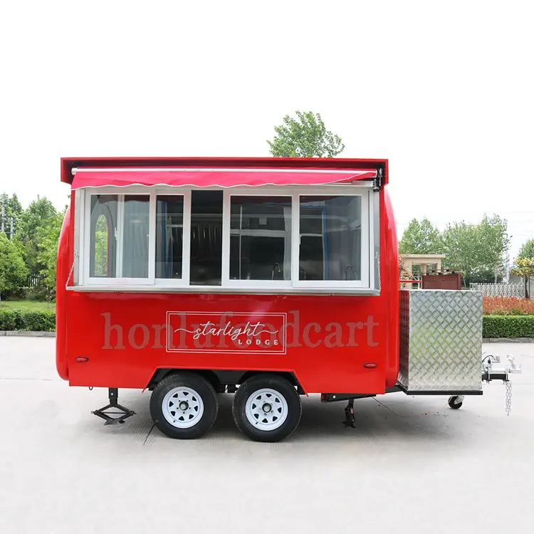 Camiões de alimentos avaliados para vender veículos móveis vendo caminhão de comida com aprovação ce