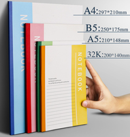 Cahier d'exercices d'étudiant imprimé personnalisé 32k A5 bon marché cahier de composition carnet de notes en papier en vrac Journal pour la promotion