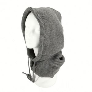 Gorro de Invierno Personalizable para Mujer, Estilo Europeo Americano, Gorro de Punto, Pasamontañas - Product Image 6